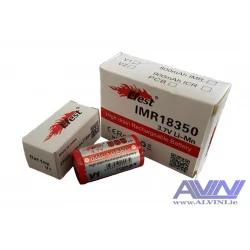 Efest 18350 IMR Battery 800 mAh Efest 18350 IMR Battery 800 mAh