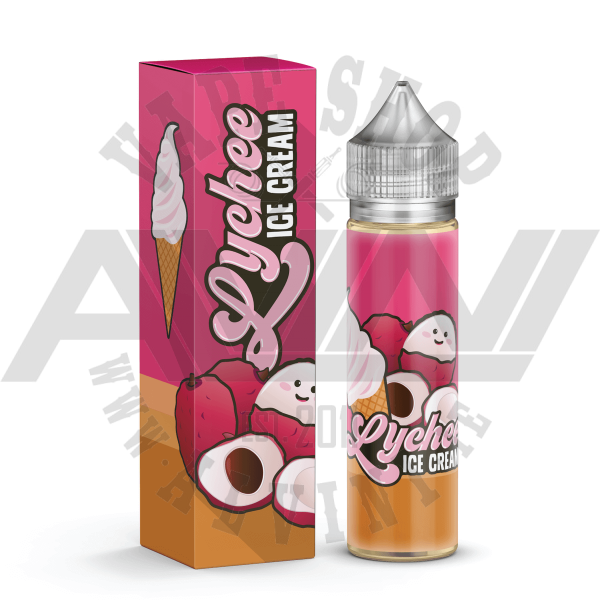 Lychee Ice Cream - 60 ml - Marina Vape Ireland Shortfill by ALVINI