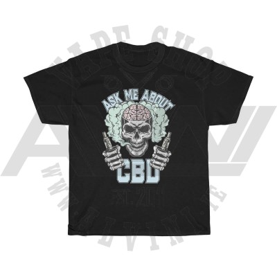 Ask Me About CBD T-Shirt - T-Shirts
