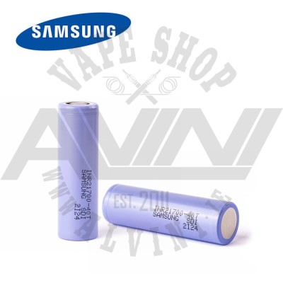Samsung 40T 21700 30A Battery 4000 mAh - Samsung T40-21700 Samsung 40T 21700 30A Battery 4000 mAh - Mod Batteries