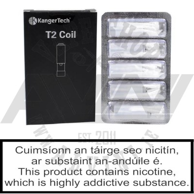Kanger T2 Coils - 5 pcs - Kanger T2 Coil Kanger T2 Coils - 5 pcs - Regular Coils
