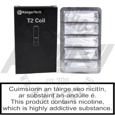 Kanger T2 Coils - 5 pcs - Kanger T2 Coil Kanger T2 Coils - 5 pcs - Regular Coils