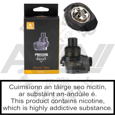Aegis Boost RBA Pod - Boost RBA Aegis Boost RBA Pod - Rebuildable Tanks