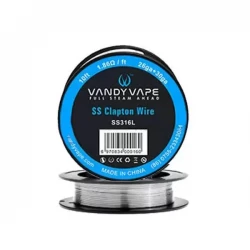 Clapton SS316L Wire 26+30GA Clapton SS316L Wire 26+30GA
