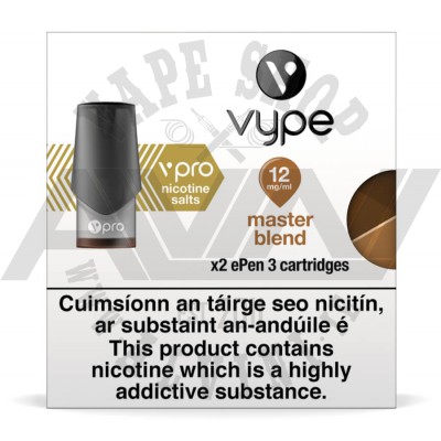 Vype ePen 3 Pods - Master Blend - 2 pcs - Regular Tanks