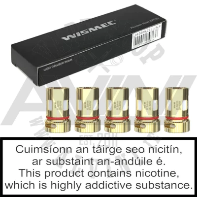 Wismec R80 Coils - 5 pcs - R80 Coils Wismec R80 Coils - 5 pcs - SubOhm Coils