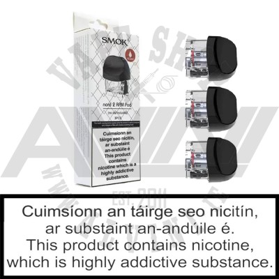 Smok Nord 2 RPM Replacement Pod x 3 pack - Nord 2 RPM Pod x 3 Smok Nord 2 RPM Replacement Pod x 3 pack - Regular Tanks