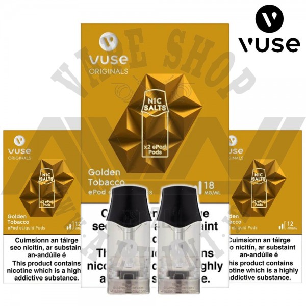 vuse epod creamy tobacco nic salts eliquid pods Vuse Pods Ireland Creamy Tobacco | Extra Intense Flavour Pods Vuse PRO eLiquid  Pods | Vuse Nic Salts
