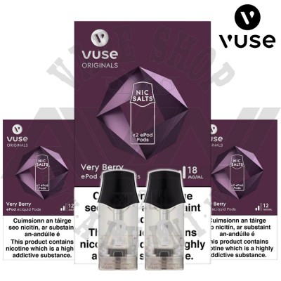 Vype ePod Pods - Very Berry - 2 pcs - Very Berry Vype ePod Pods - Very Berry - 2 pcs - Regular Tanks