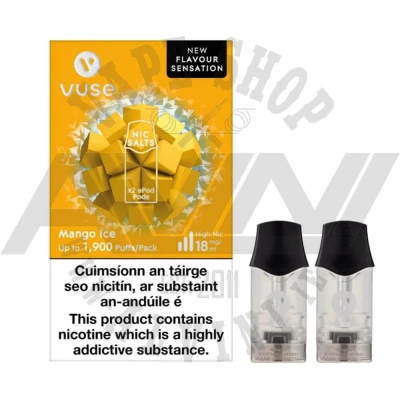 Vuse ePod Pods - Mango Ice - 2 pcs - Just Mango Vuse ePod Pods - Mango Ice - 2 pcs - Regular Tanks