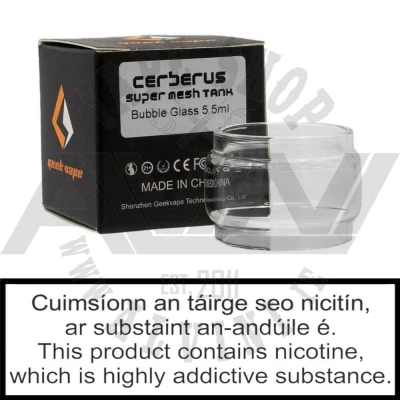 Cerberus Tank Replacement Glass - 5.5 ml - Cerberus Glass Cerberus Tank Replacement Glass - 5.5 ml - Accessories