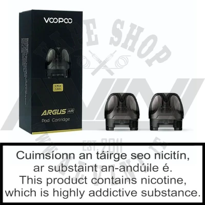 VooPoo Argus Air Replacement Pods - 2 pcs - Argus Air Pod x 2 VooPoo Argus Air Replacement Pods - 2 pcs - Tanks & Clearomizers