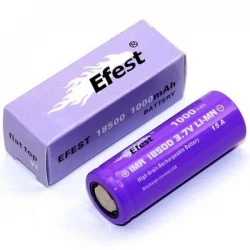 Efest 18500 IMR Battery 1000 mAh Efest 18500 IMR Battery 1000 mAh