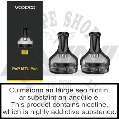VooPoo Drag / Vsuit MTL Pods - 2 pcs - Drag MTL Pod x 2 VooPoo Drag / Vsuit MTL Pods - 2 pcs - Tanks & Clearomizers