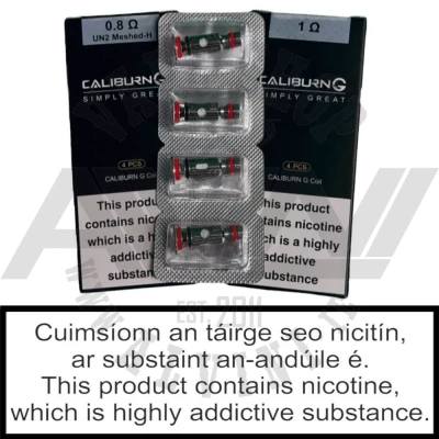 Caliburn G Coils - 4 pcs - Caliburn G Coil Caliburn G Coils - 4 pcs - Coils / Spare Heads