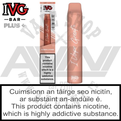 Mango Lychee - IVG Plus Bar - IVG Vape Bar