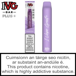Passion Fruit - IVG Plus Bar Passion Fruit - IVG Plus Bar