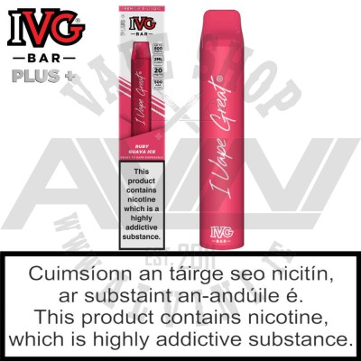 Ruby Guava Ice - IVG Plus Bar - IVG Vape Bar