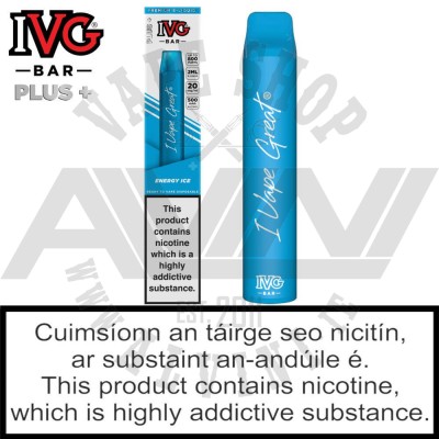 Energy Ice - IVG Plus Bar - IVG Vape Bar