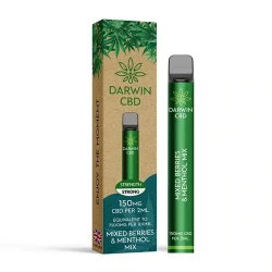 Mixed Berries & Menthol CBD Disposable Vape Pen Mixed Berries & Menthol CBD Disposable Vape Pen