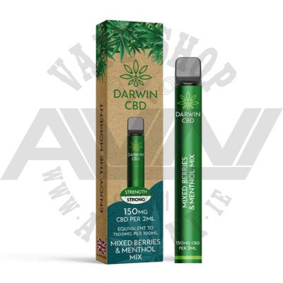 Mixed Berries & Menthol CBD Disposable Vape Pen - CBD Disposables Ireland