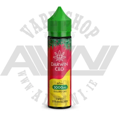 Sweet Strawberry - Darwin CBD 3000 mg - Sweet Strawberry CBD 60 ml Sweet Strawberry - Darwin CBD 3000 mg - CBD e-Liquids Ireland