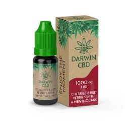 Cherries, Red Berries & Menthol - Darwin CBD - 10 ml - 1000 mg 
