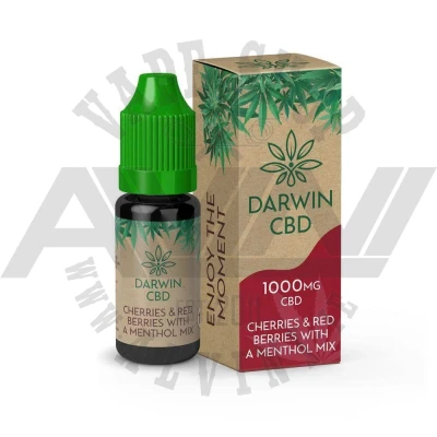 Cherries, Red Berries & Menthol - Darwin CBD 1000 mg CBD 10 ml Cherries, Red Berries & Menthol - Darwin CBD 1000 mg - CBD e-Liquids Ireland