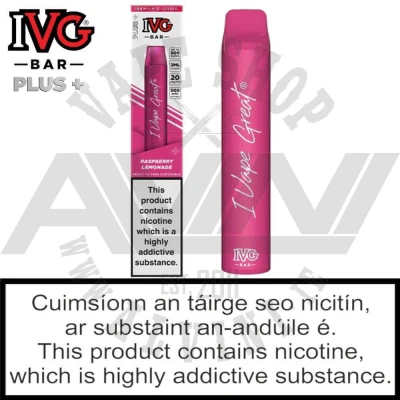 Raspberry Lemonade - IVG Plus Bar - IVG Raspberry Lemonade Raspberry Lemonade - IVG Plus Bar - IVG Vape Bar