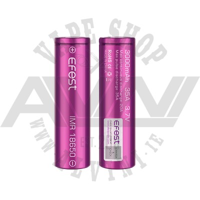 Efest 18650 IMR Battery 3000 mAh 35A - Mod Batteries