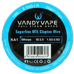 MTL Superfine Clapton Wire KA1 30+38 ga 10ft