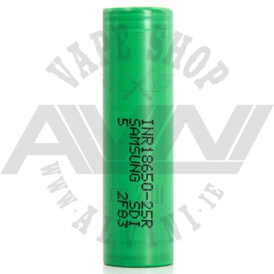 Samsung INR18650 25R 2500mAh Battery - Mod Batteries