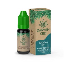 Mixed Berries & Menthol - Darwin CBD - 10 ml - 1000 mg  Mixed Berries & Menthol - Darwin CBD - 10 ml - 1000 mg