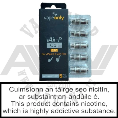 vAir-P coils x 5 pcs - Vape Starter Kits