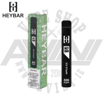 Heybar Apple Ice - Disposable Vape - 20 mg - Haybar Apple Ice Heybar Apple Ice - Disposable Vape - 20 mg - Disposable
