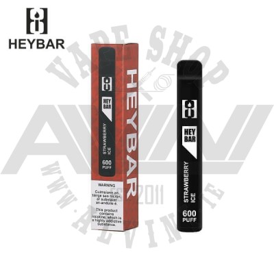Heybar Strawberry Ice - Disposable Vape - 20 mg - Disposable