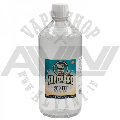 Supervape DIY Vape Base 80/20 VG/PG - 1L - Bases