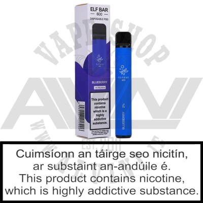Blueberry - Disposable Vape - 20 mg - Elfbar Blueberry Blueberry - Disposable Vape - 20 mg - Elfbar Disposable