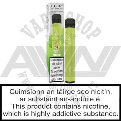 Apple Peach - Disposable Vape - 20 mg - Elfbar Apple Peach Apple Peach - Disposable Vape - 20 mg - Elfbar Disposable
