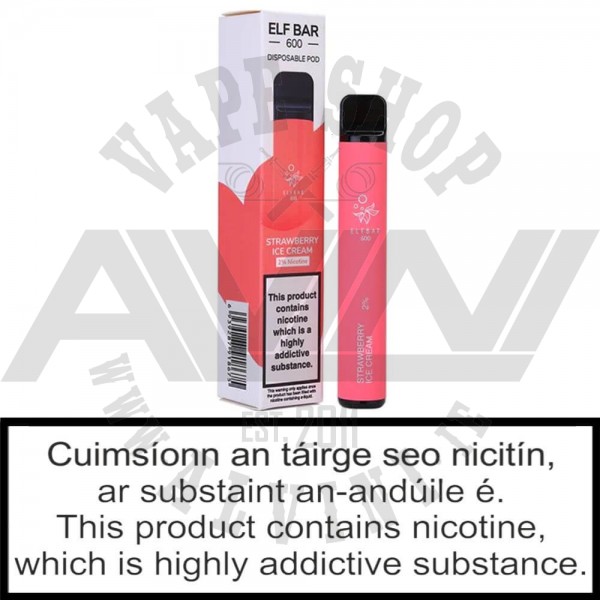 Strawberry Ice - Disposable Vape - 20 mg