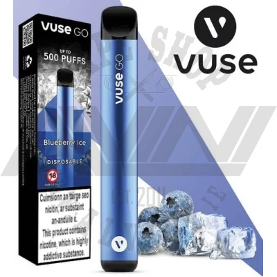 Blueberry Ice Disposable Vape - Vuse Blueberry Ice Blueberry Ice Disposable Vape - Vuse Go Disposable