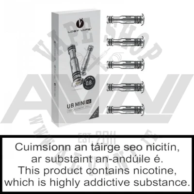 UB Mini Coils x 5 - UB Mini S1 UB Mini Coils x 5 - Coils / Spare Heads