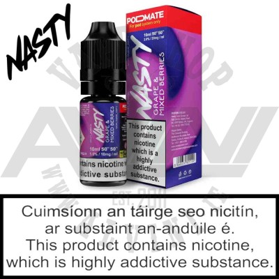 Grape & Mixed Berries Podmate - Nasty Juice