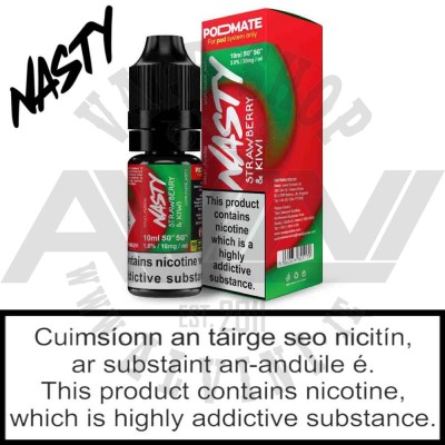 Strawberry & Kiwi Podmate - Strawberry & Kiwi Nasty juice Ireland Strawberry & Kiwi Podmate - Nasty Juice Ireland