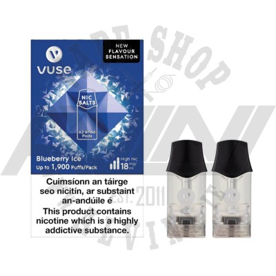 Vuse ePod Cartridge - Blueberry Ice - 2 pcs - Ireland Vuse ePod Cartridge - Blueberry Ice - 2 pcs - Regular Tanks