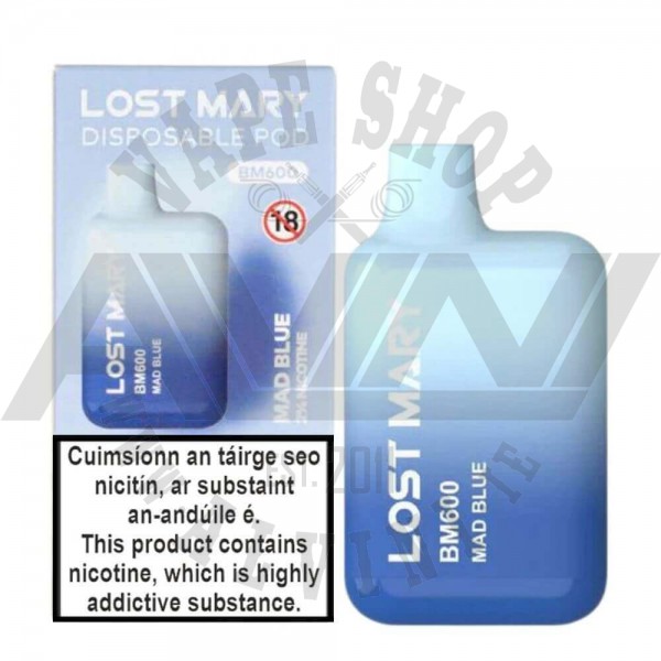 Mad Blue - Lost Mary BM600 Disposable Vape