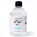 e-Saveur DIY 80/20 VG/PG - 500 ml Vape base e-Saveur DIY 80/20 VG/PG - 500 ml Vape base
