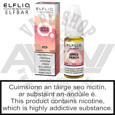 ElfLiq Apple Peach Nic Salt - ElfLiq Apple Peach ElfLiq Apple Peach Nic Salt - ElfLiq NicSalt