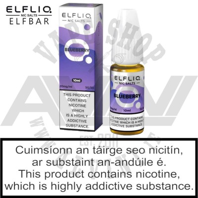 ElfLiq Blueberry Nic Salt - ElfLiq NicSalt