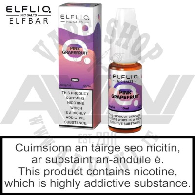 ElfLiq Pink Grapefruit Nic Salt - ElfLiq Pink Grapefruit ElfLiq Pink Grapefruit Nic Salt - ElfLiq NicSalt